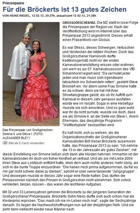 Mitteldeutsche Zeitung 13.02.2013